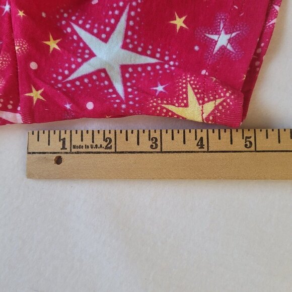 On Stage Women's Pink Stars Pajama Short Set Size Large New NWT - Picture 9 of 9